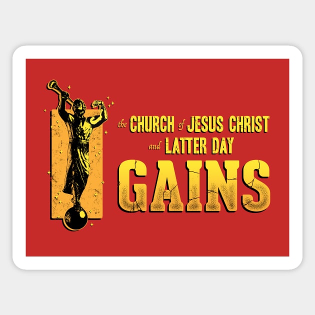 The Church of Jesus Christ and Latter Day GAINS Sticker by SeminalDesigner